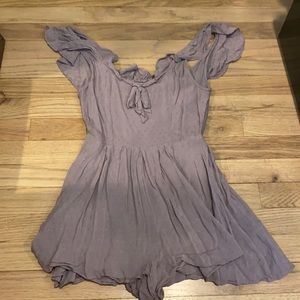 Purple romper